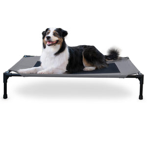 K & H Pet Cot - Charcoal/Black - Large - 30" x 42" x 7"