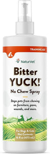 NaturVet Bitter Yuck - No Chew Spray - 16oz