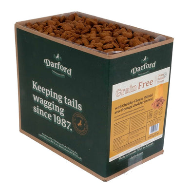Darford Grain Free Cheddar Cheese Mini Dog Treats - Bulk 2lbs