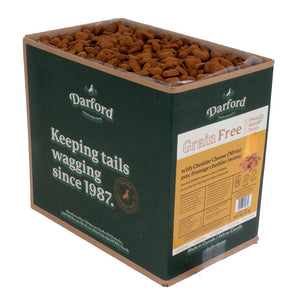 Darford Grain Free Cheddar Cheese Mini Dog Treats - Bulk 2lbs