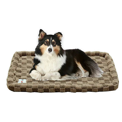 Ruff Love - Crate Bed - Bolster Style - Faux Fur & Sherpa - 41