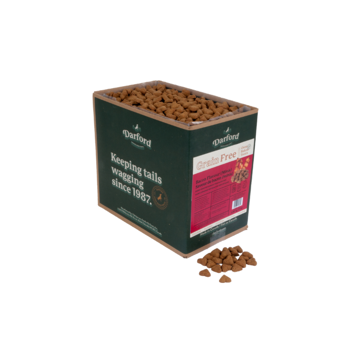 Darford Grain Free Bacon Mini Dog Treats - Bulk 2lbs