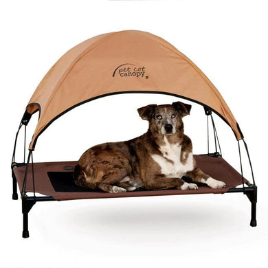 K & H Pet Cot Canopy - Large/Tan  -  CANOPY ONLY  - BED SOLD SEPARATELY