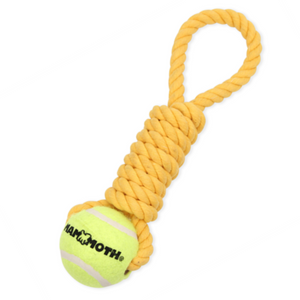 Mammoth 12" Twister Pull Tug with Tennis Ball