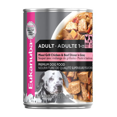 Eukanuba Adult Mixed Grill Chicken & Beef - 12.5oz can