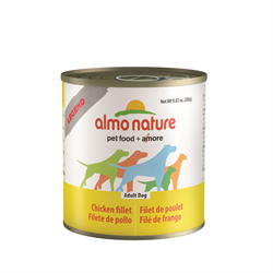 Almo Nature HQS Natural Chicken Fillet Dog Can - 12 Cans - 280g