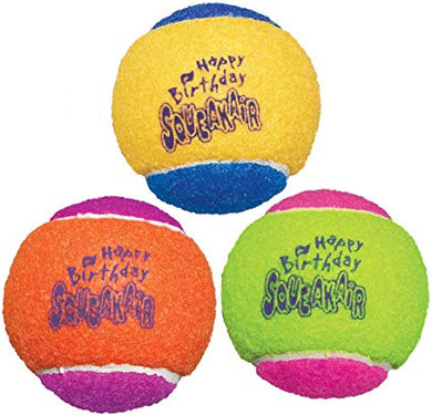 Kong Medium Birthday Air Squeaker Ball - Pack of 3