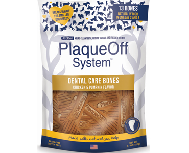 Plaque Off Dental Care Bones - Chicken & Pumpkin Flavor